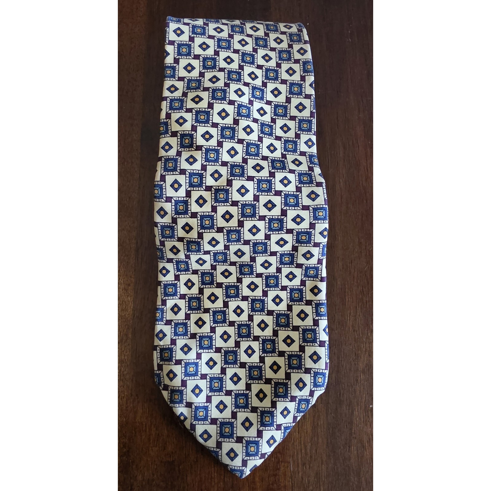 Hathaway Men Tie MultiColor Classic 57in Usa Made Necktie Neckwear
